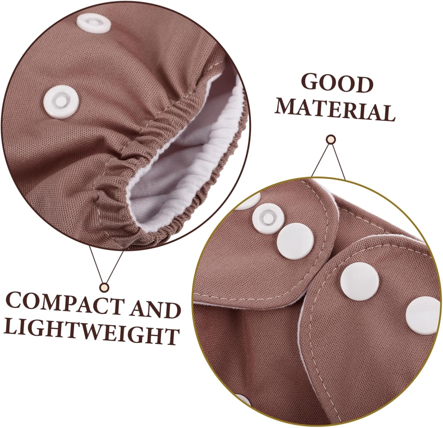 Baby Cloth Diapers Reusable Waterproof Swim Diaper for Newborns Unisex Washable Training Pants Suitable for Travel and Swimming Pink image number 1