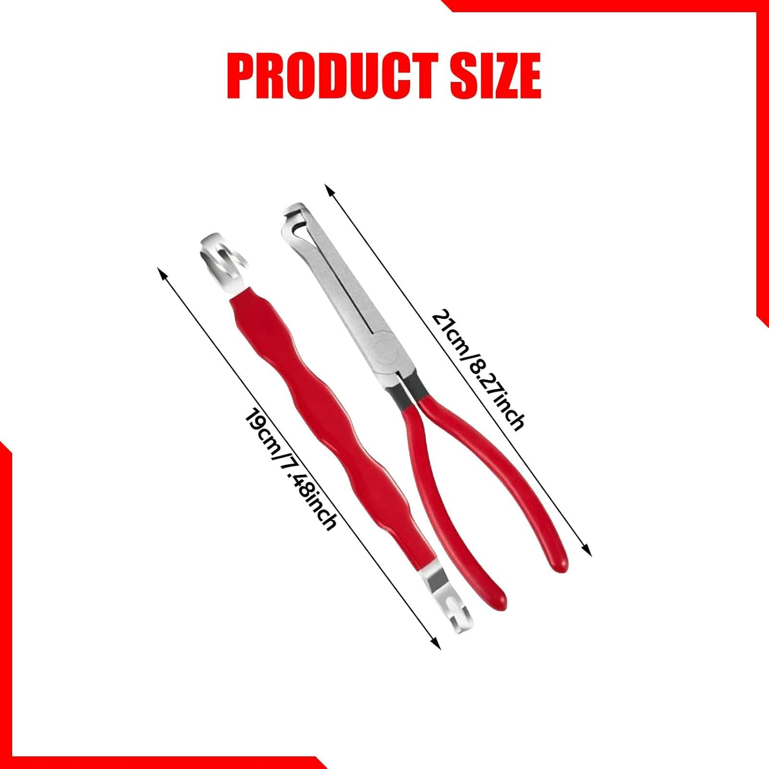 Automotive Electrical Terminal Connector Separator Removal Tool Portable Double Ended Remover for Handling Wires Garage, with Pliers image number 4