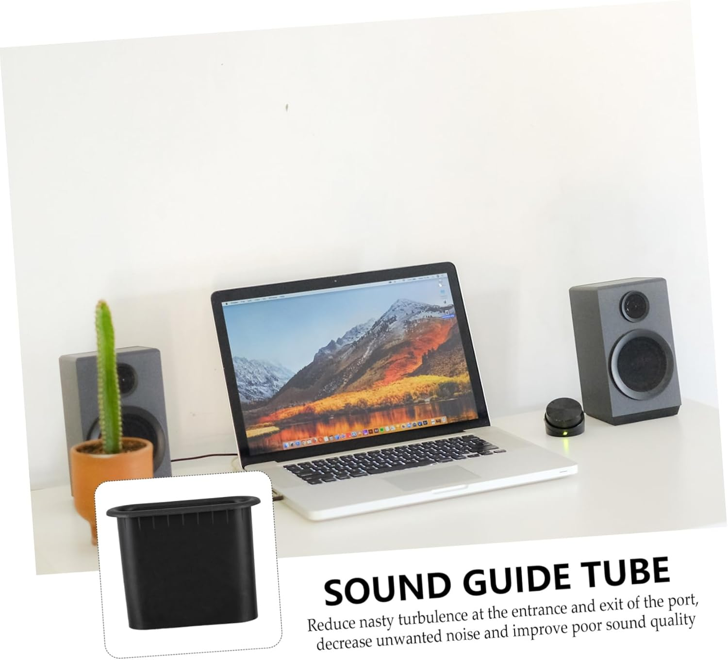 DOITOOL 5Pcs Audio Hair Dryer Speaker Port Tubes for Low Frequency Output Speaker Grill Home Car Accessories