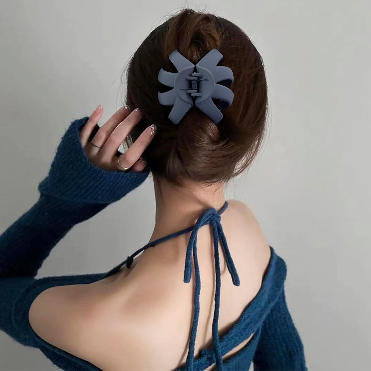 Jumbo Hair Claws for Thick Hair - 5 Pcs Giant Clips, Extra Large Hair Accessories for Women image number 6