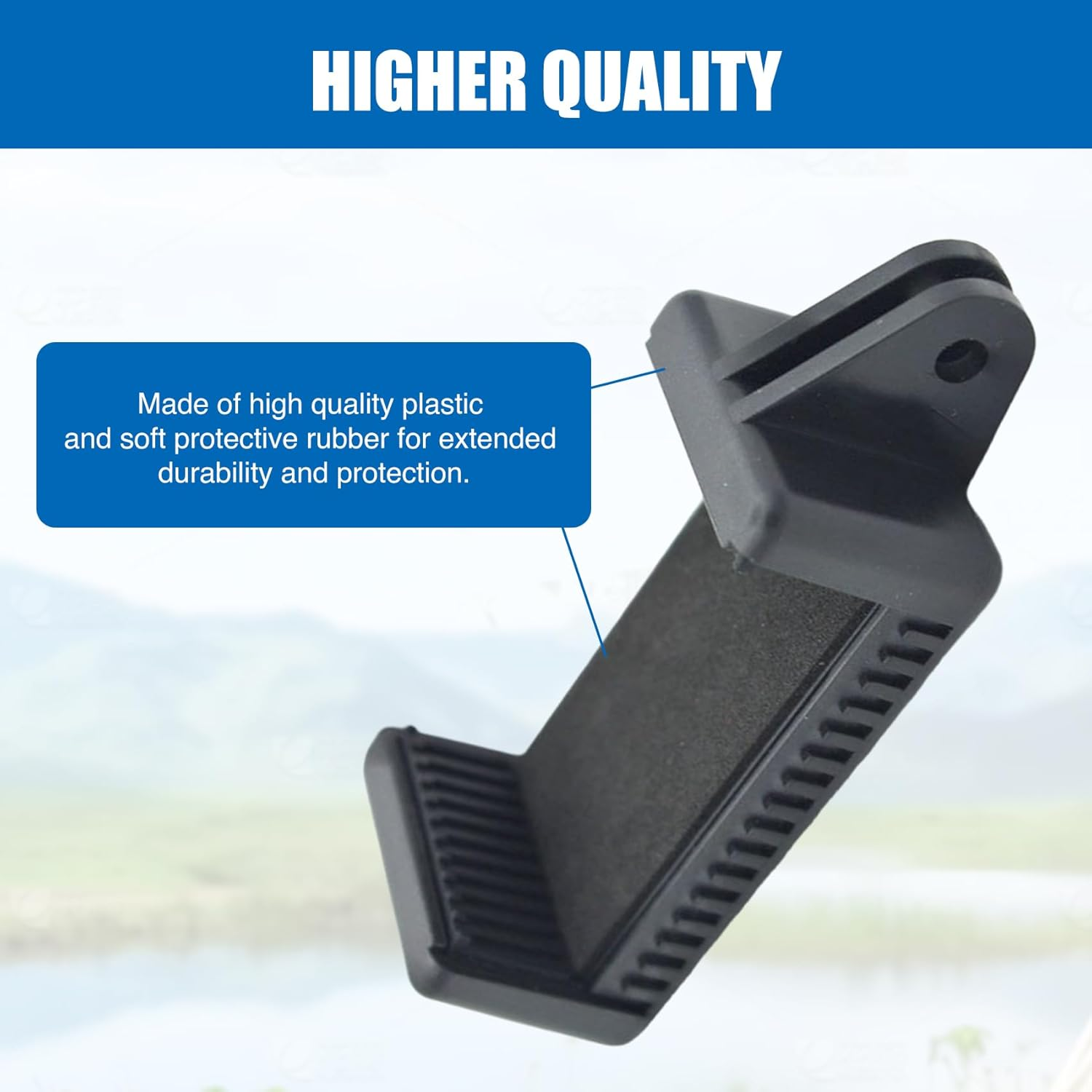 Eforlike 2 Pack Universal Smartphone Holder W/Gopro Style Mount Attachment for Any Phone. Connect Your Phone or GPS to Any Gopro Mount. Compatible with Iphone, Samsung, Google, Tomtom, Etc. image number 6