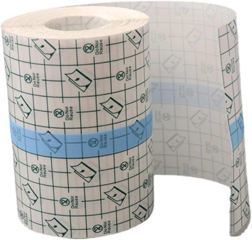 1Pcs 5 M X 15 Cm Tattoo Bandage,Second Skin Tattoo,Waterproof Tattoo Skins,Tattoo Cover Up,Transparent Stretch Adhesive Bandage Tape Retention Dressing Tapes image number 1