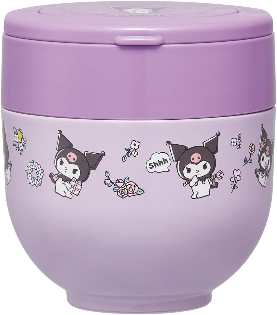 Skater LDNO6AG Insulated Lunch Jar, 19.4 Fl Oz (540 Ml), Includes Folding Handle, Antibacterial, Terracotta Orange