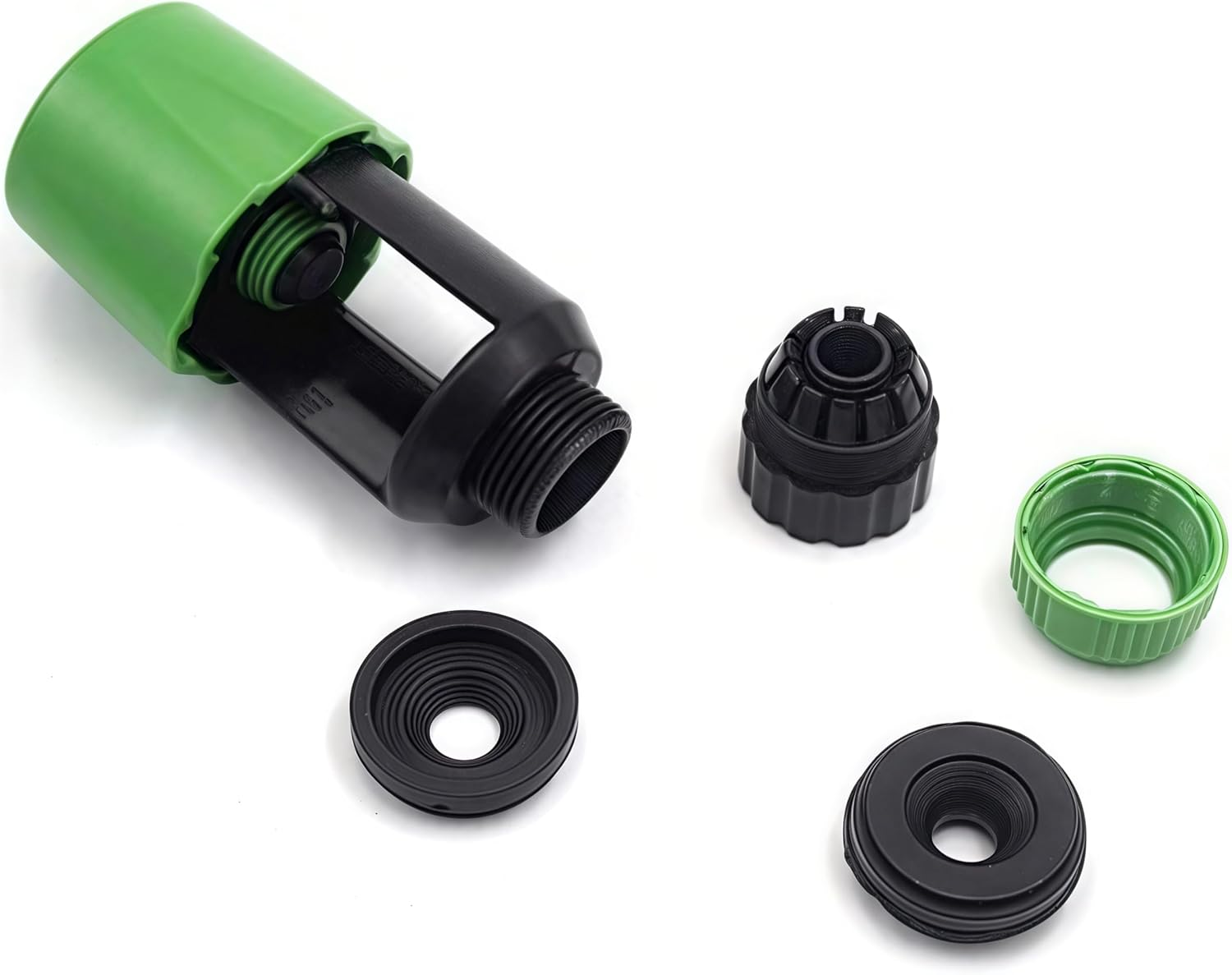 Universal Kitchen Tap to Garden Hose Connector, Indoor Outdoor Mixer Tap Adapter, Green image number 1