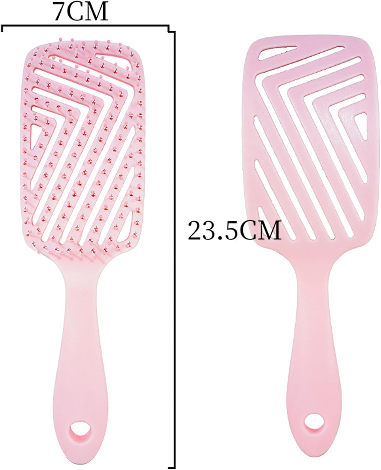 Detangler Hair Brush for Wet and Dry Hair, Comfortable Detangling Brush, Vented and Curved Hair Brush for Women Men Kids