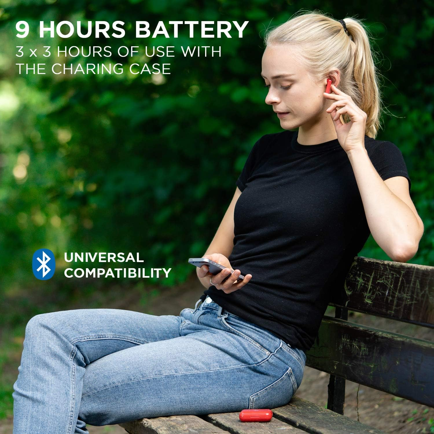 BE Pop Bluetooth 5.1 TWS (Yellow) - Yellow image number 5