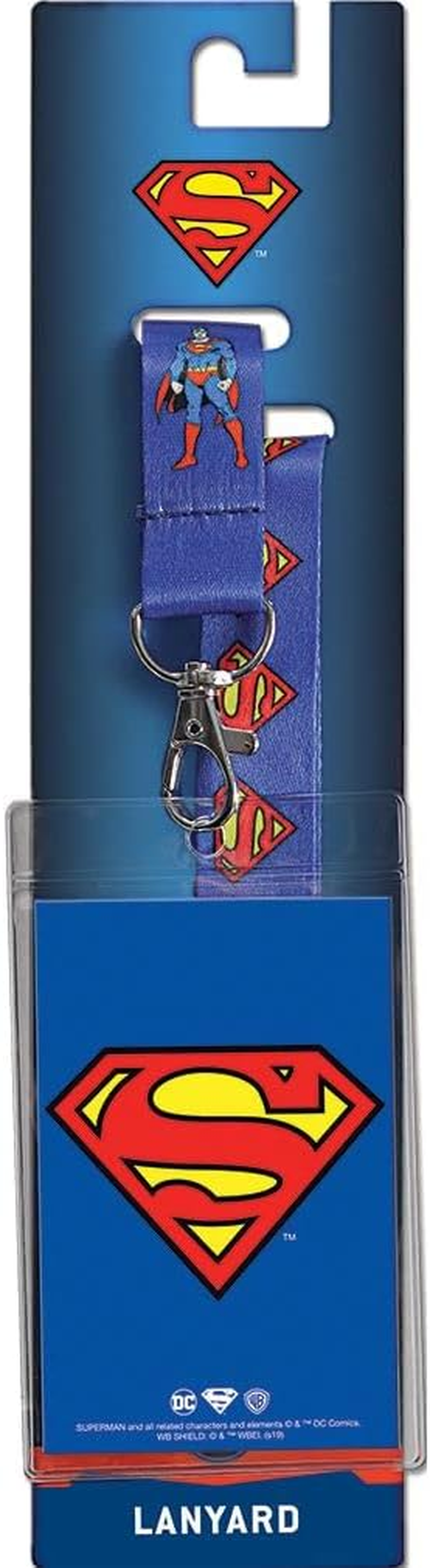 Ata-Boy DC Comics Superman Reversible Lanyard with Breakaway Clip and ID Holder image number 3