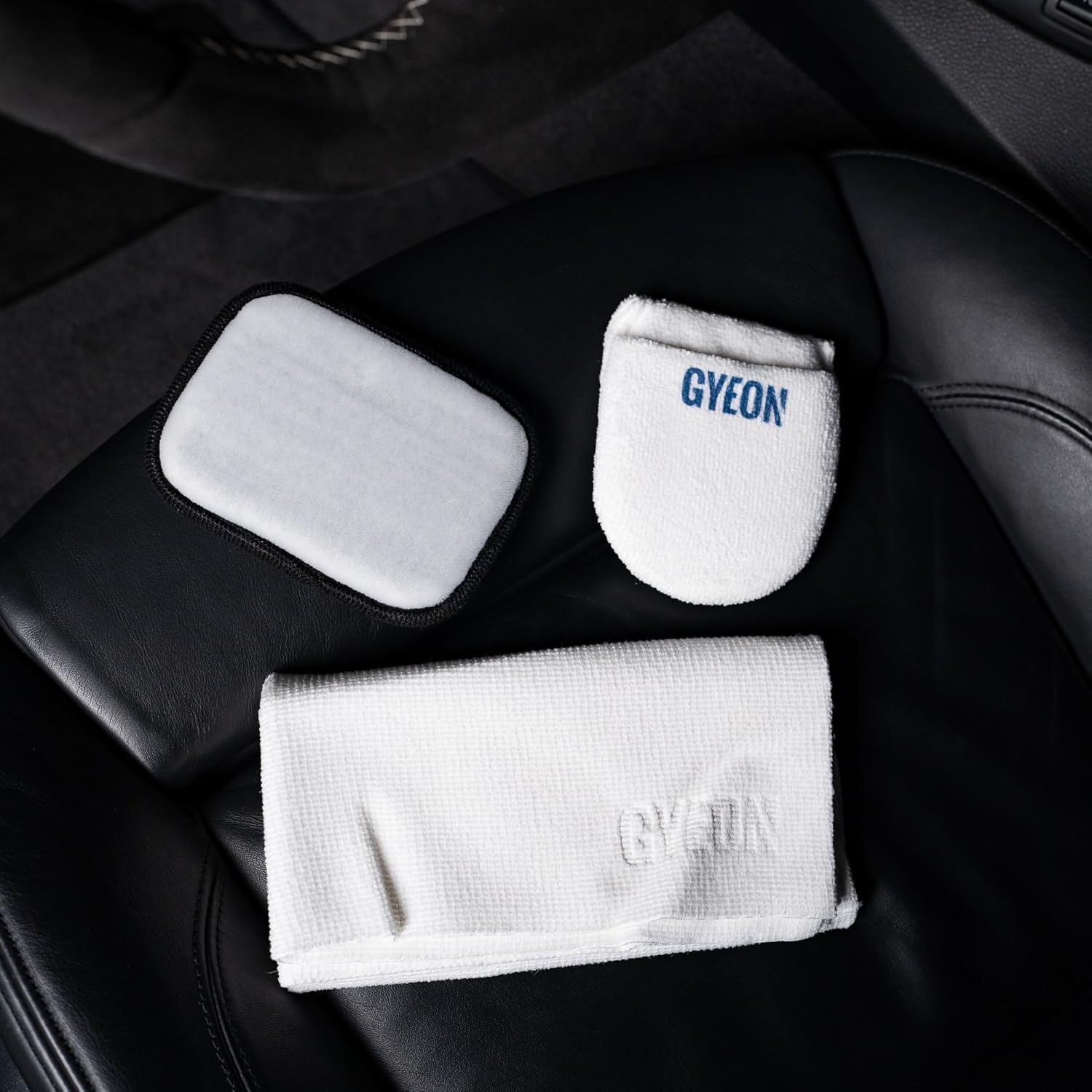 Gyeon Q&sup2;M Leatherset Natural - All in One Car Leather Cleaner and Coating Kit - Clean and Protect Your Cars Leather Interior and Seats - Automotive Leather Protection image number 3
