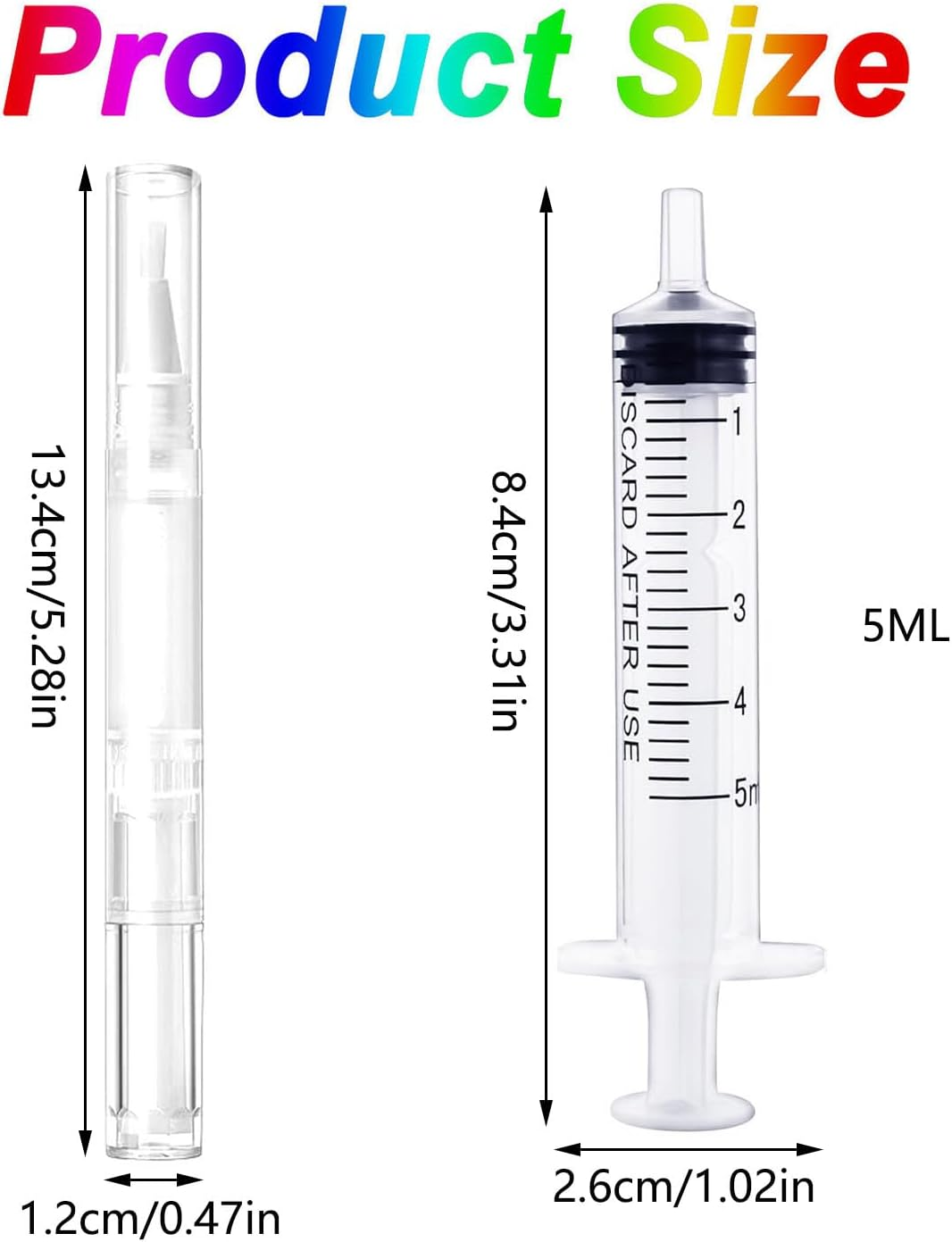Touch up Paint Pen Kit - 5 Pens + 5 Syringes, Refillable Wall Repair Kit for Window, Furniture, Wood Floor, Cabinet image number 5