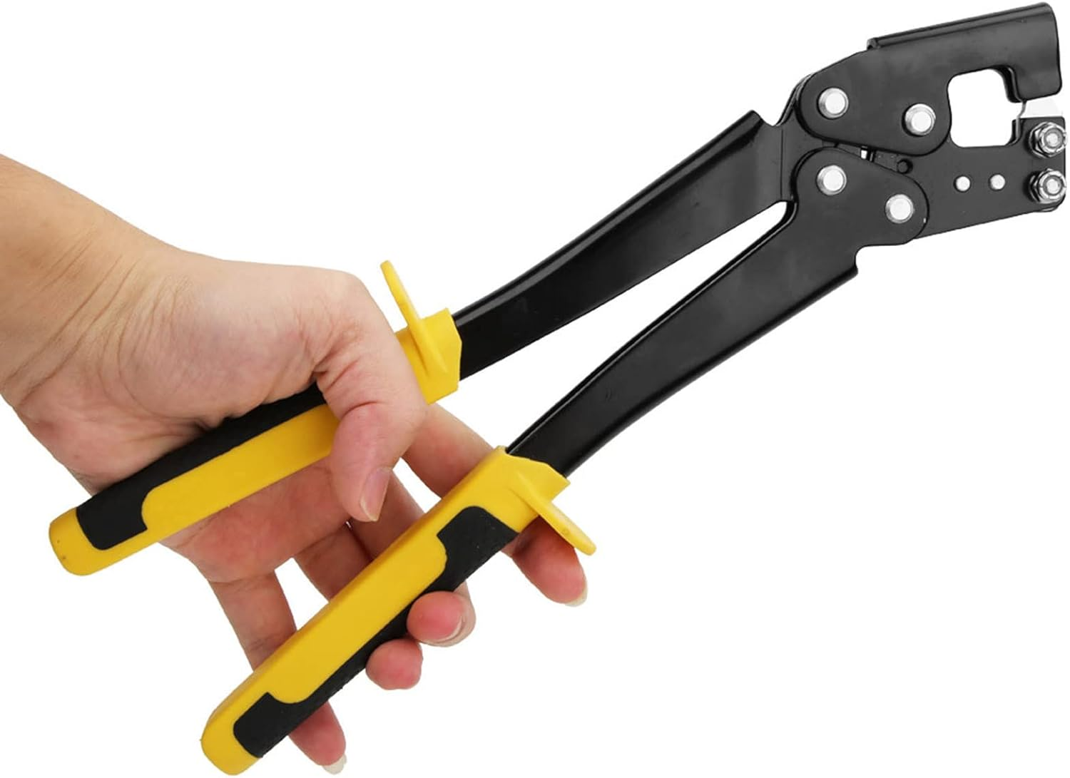 Steel Stud Crimper Handle Punch Pliers Versatile Tool for Ceiling Plant Construction