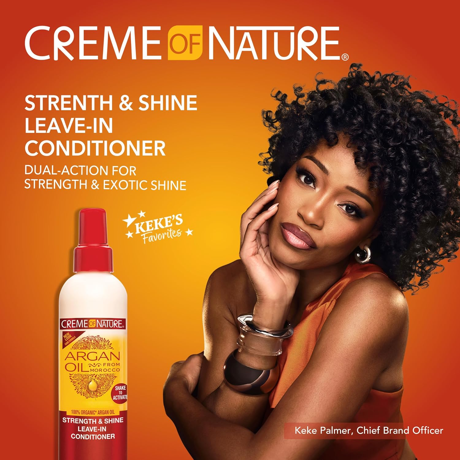 Cr&egrave;me of Nature Argan Oil from Morocco Strength and Shine Leave-In Conditioner 250 Ml image number 4