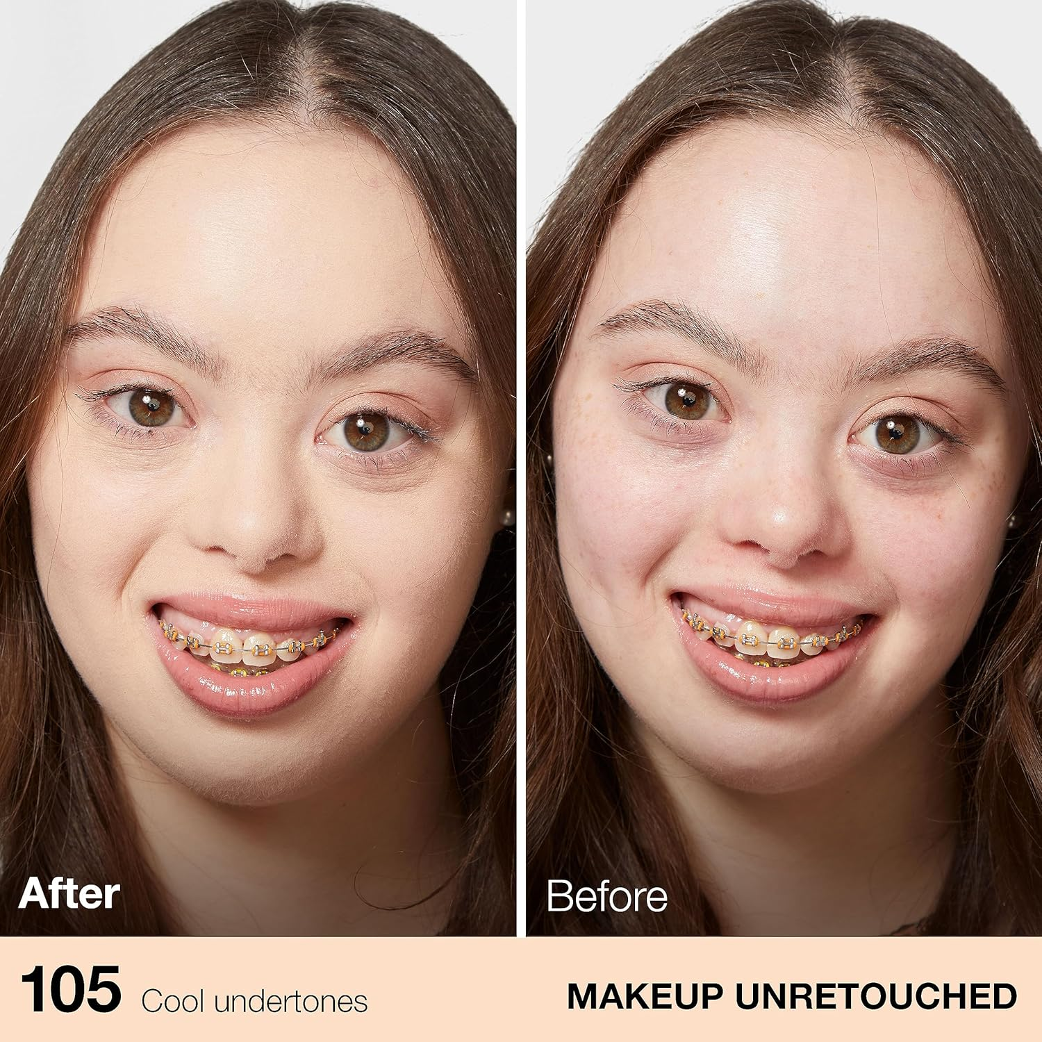 Maybelline New York Fit Me Matte & Poreless Mattifying Liquid Foundation - Fair Ivory 105 image number 5