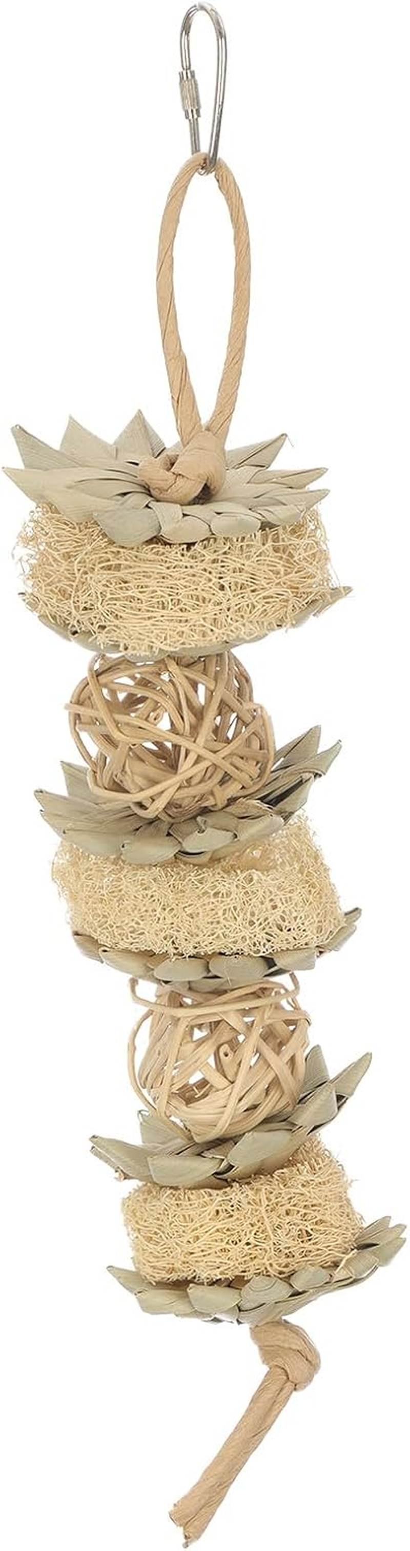 Avian Care Naturals Fill the Mill Bird Toy, 35Cm &ndash; Hanging Chew Toy Made from 100% Natural Materials, for All Birds, Eco-Friendly