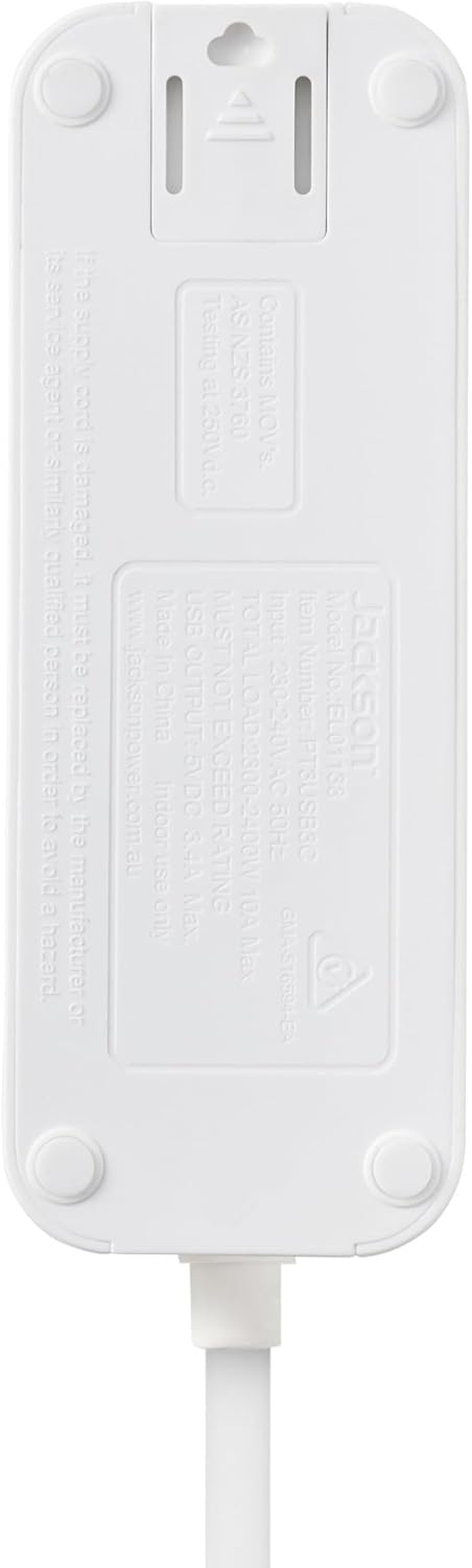 Jackson USB-A & USB-C Portable Powerboard, White image number 5
