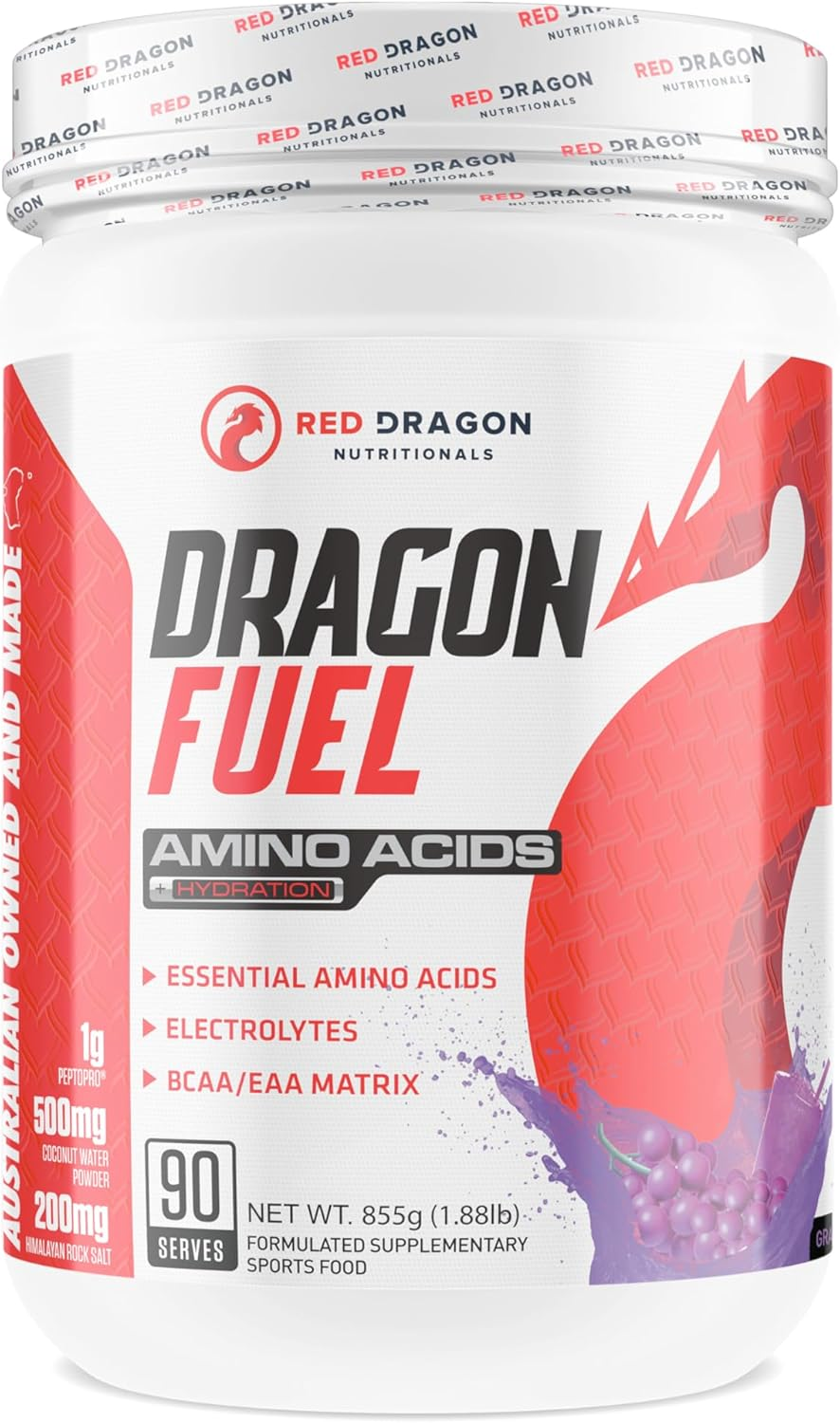 Red Dragon Nutritionals Dragon Fuel Essential Amino Acids 285 G, Mango Passionfruit