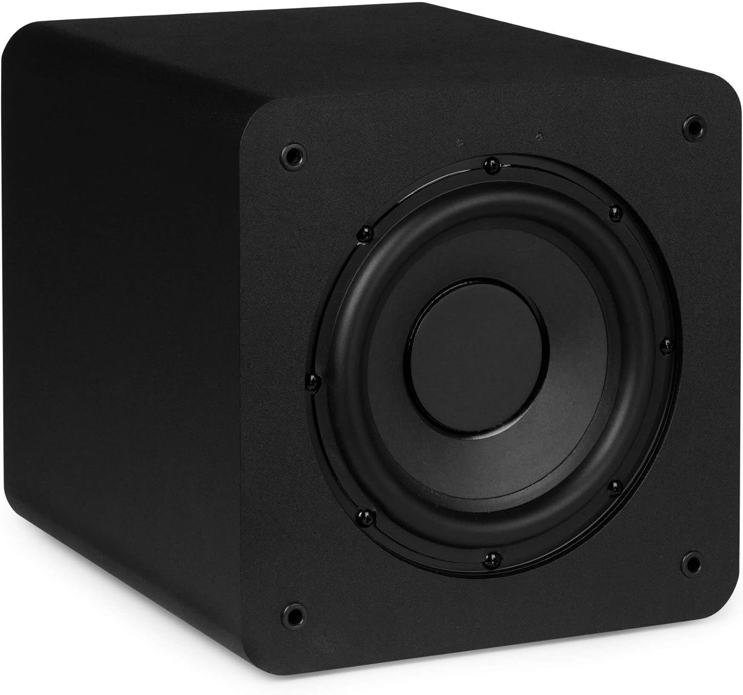 Audizio SW80D Active Hifi Subwoofer, 160W Home Audio Subwoofer with 20Cm Driver, Powerful Bass for Home Cinema, Gaming, TV & Hifi, RCA & AUX, Black, Removable Grille, Low Pass, 80W RMS image number 3