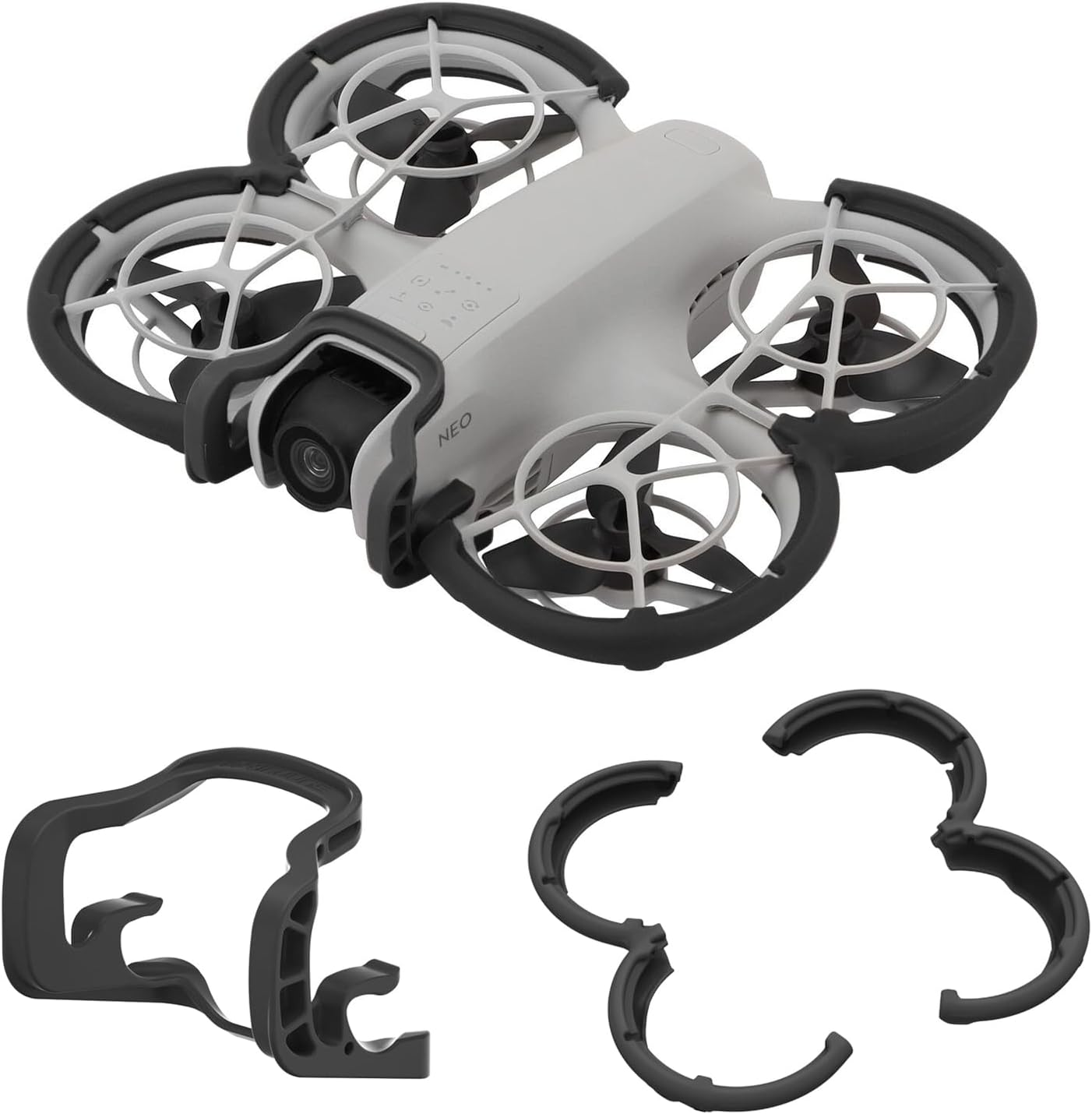 FSIDIWT Anti-Collision Protection for DJI Neo Accessories, 2-In-1 Neo Gimbal Anti-Collision Protector + Neo Propeller Protection for DJI Neo Drone