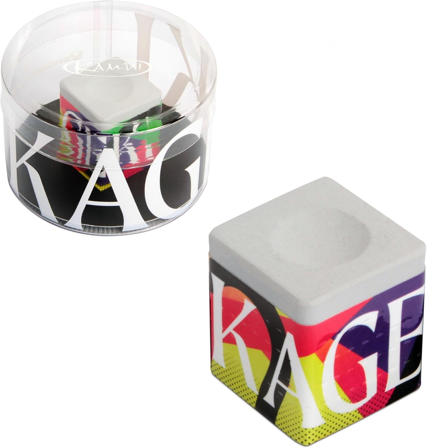 Kamui Kageki Pool Cue Billiard Chalk - Grey