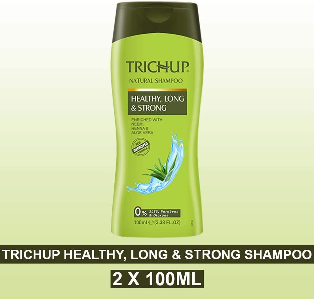 Pack of 2 - Trichup Herbal Shampoo - Healthy, Long & Strong - 100Ml image number 1