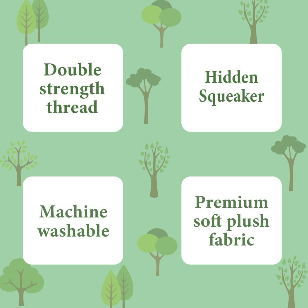 Animal Instincts Sammy Squirrel Squeaky Dog Toy (Size: Large) image number 2