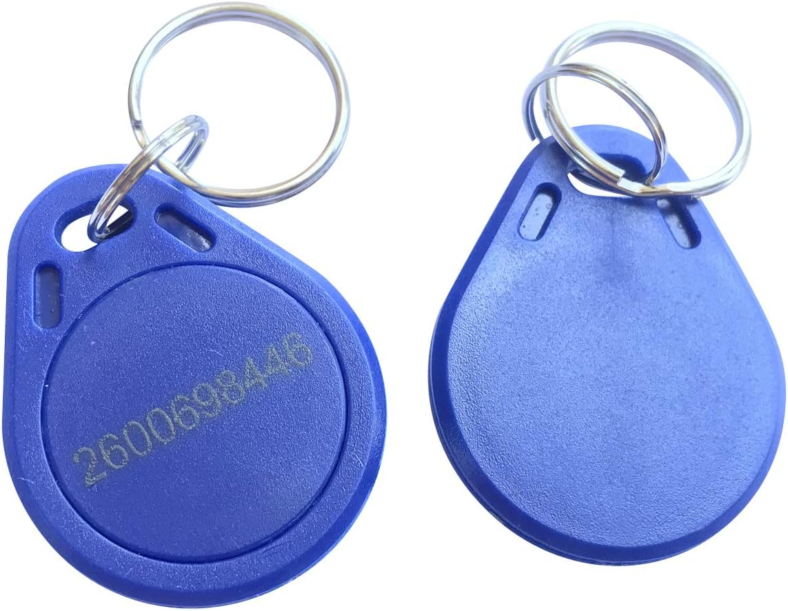 YARONGTECH 13.56Mhz RFID 1K Key Ring Tag Iso14443A Badge (Pack of 10)