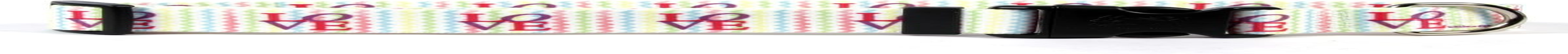 Yellow Dog Design Love Dog Collar 3/8" Wide and Fits Neck 4 to 9"