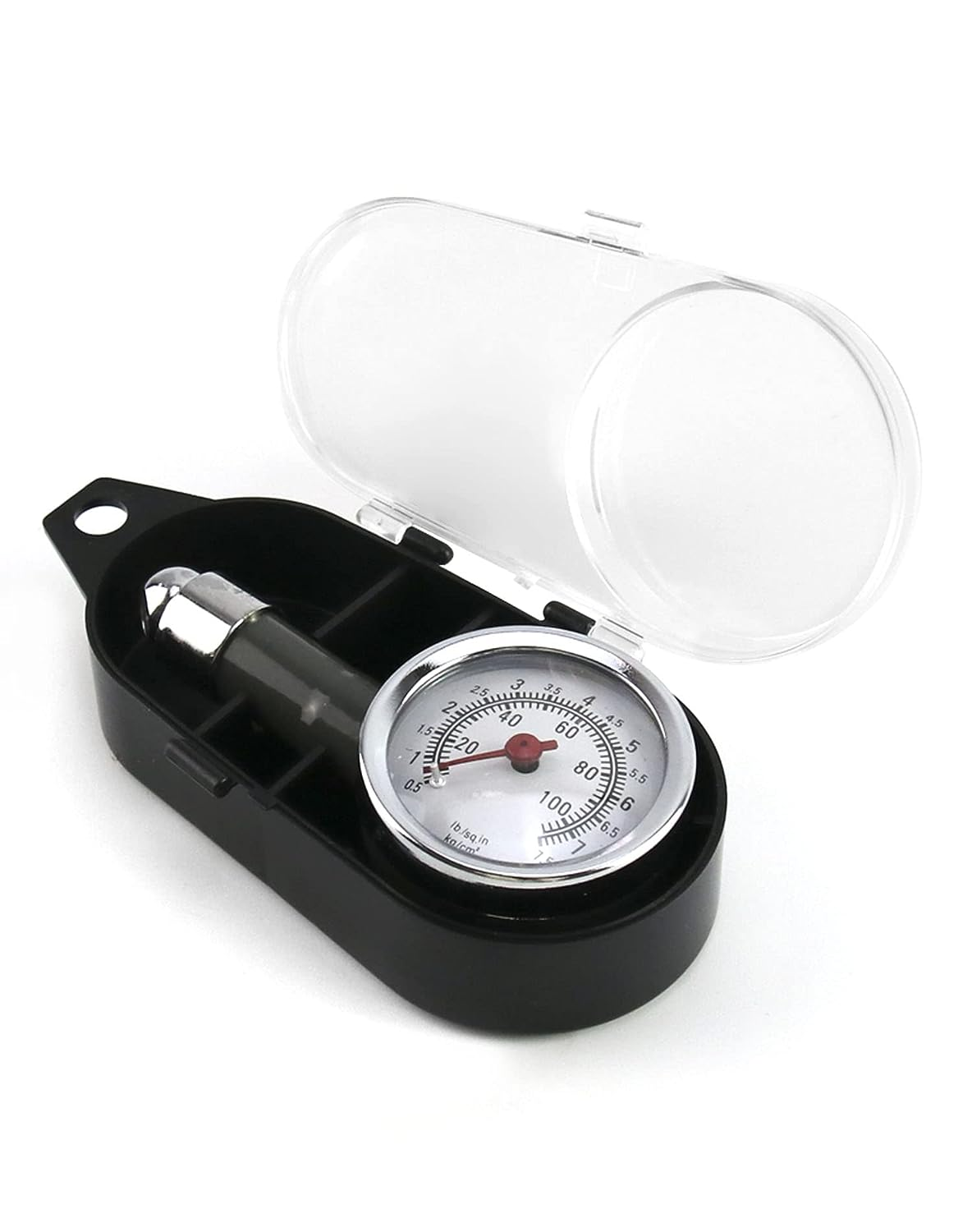 QWORK&reg; Type Pressure Gauge, Air Pressure Tester, 0-100Psi, for Car, Bike and Motorcycle image number 5