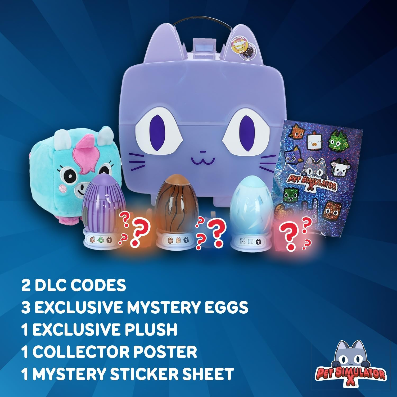 UCC Distributing PET Simulator X &ndash; Marbled Purple Iridescence Cat Collector Bundle (Mystery Case W/ 8 Items, Series 1) [ Exclusive] [Includes DLC] image number 2
