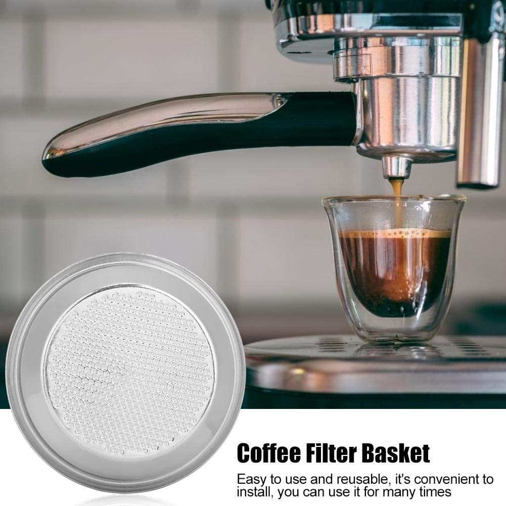 Espresso Filter Basket 58Mm, Single Layer Double Doses Stainless Steel Filter Basket, Coffee Maker Accessories image number 2