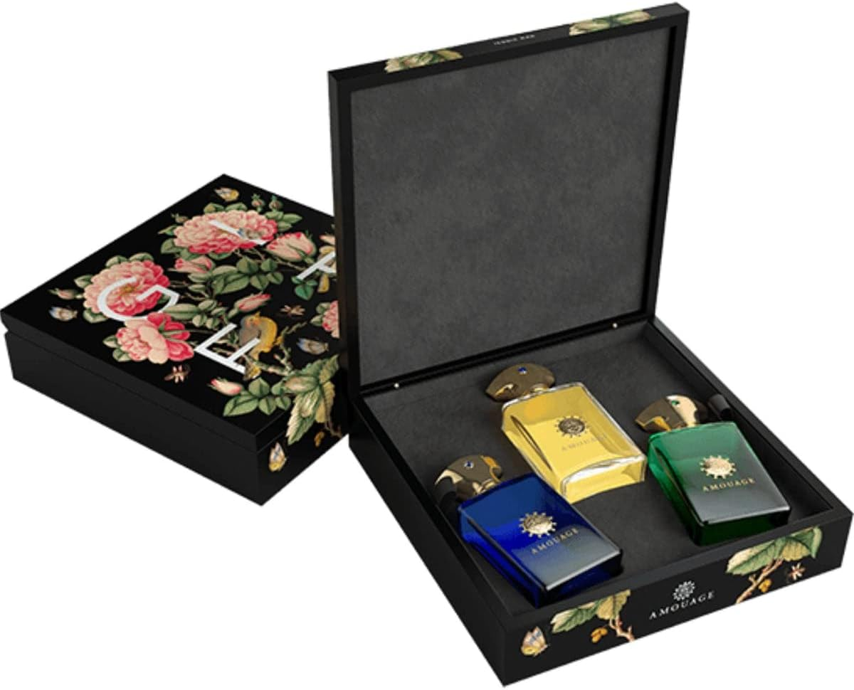 Amouage the Grand Iconic Eau De Parfum Spray 3-Pieces Gift Set for Men