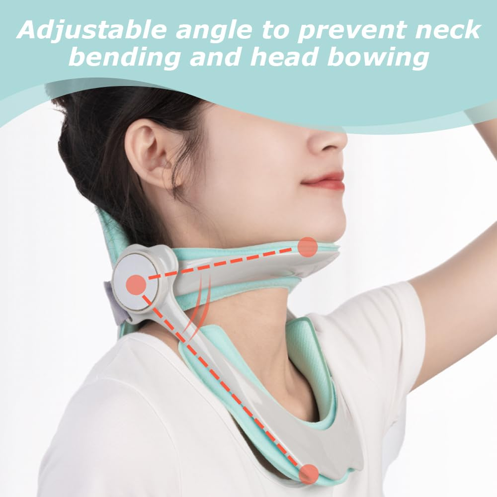 Adjustable Neck Brace,Corrector Brace,Neck Elevator, Forward Head Posture Correction,Neck Brace Posture,Posture Corrector,For Relieve Neck Pressure image number 3
