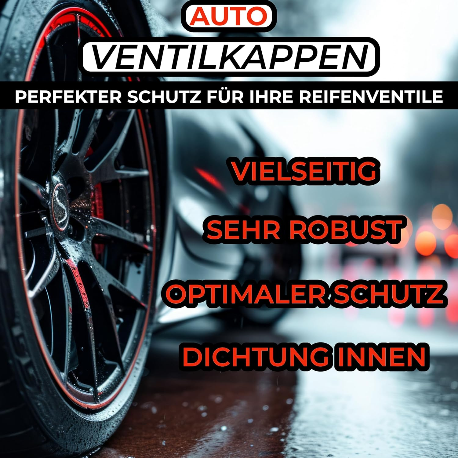 ZLIP&reg; Valve Caps Made of Aluminium, Set of 16 with Seal for Marking Winter Tyres and Summer Tyres for Cars, Suvs, Etc. Valve Cover Set for 4 Tyre Sets, Valve Cover, Wheel Valve Caps, Valve Cap image number 2