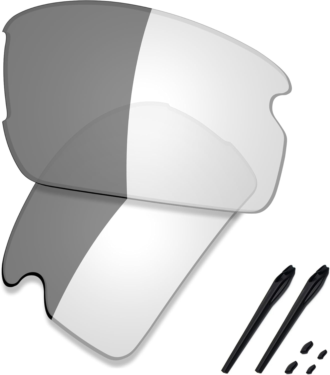 SAUCER Premium Replacement Lenses & Rubber Kits for Oakley Flak 2.0 OO9295 Sunglasses