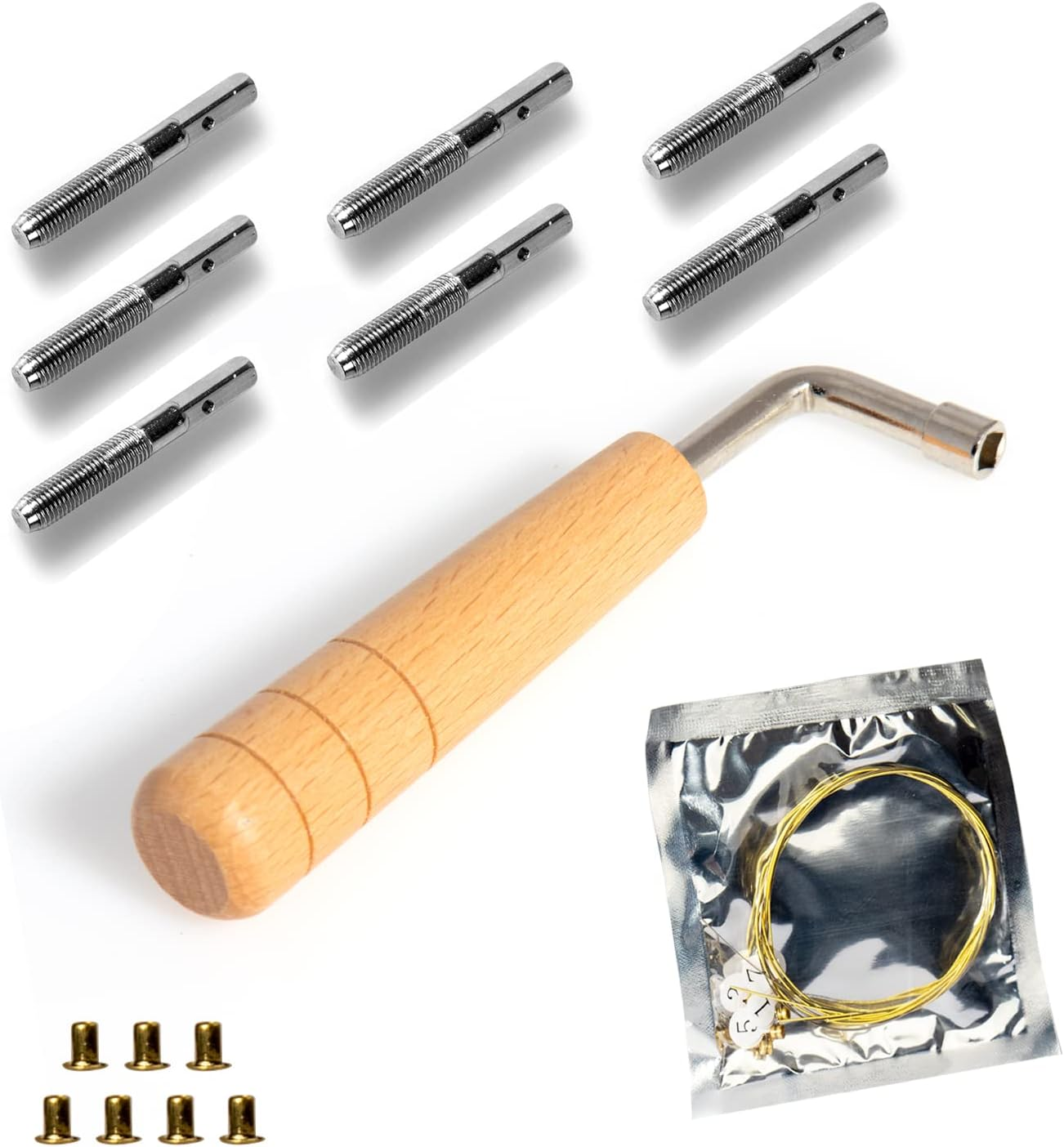 Cheerock Universal L-Shape Tuning Wrench for Lyre Harp & Other Small Stringed Instruments - Easy & Precise Tuning