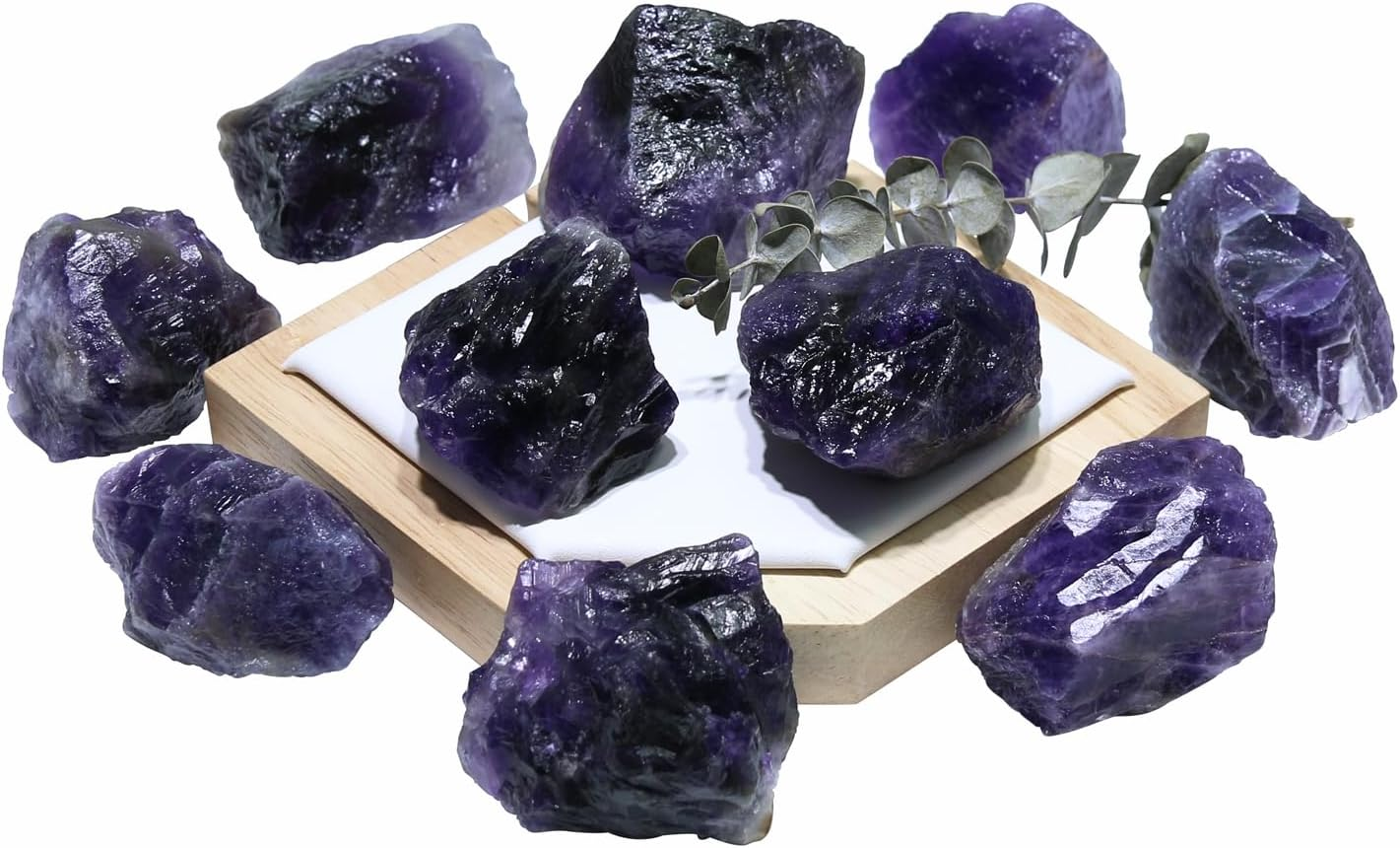 Raw Amethyst Stone Crystals Bulk, Real Gemstones and Crystals, Rocks and Minerals, Healing Crystals, Quartz Crystals and Healing Stones, Cuarzos Originales De Energia Y Piedras(464G) image number 4