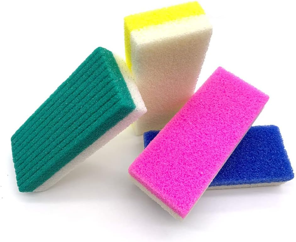 4 Pcs Foot Pumice Exfoliating Scrubber for Hard Skin Exfoliation Dead Skin Scrub Pedicure image number 3