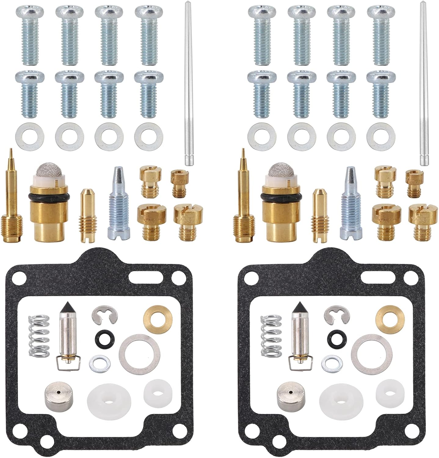 KIPA Carburetor Repair Rebuild Kit for Yamaha 1988-1999 XV1100 Virago 1100 1996-1998 XV1100S Virago 1100 Special # 0101-118 image number 3