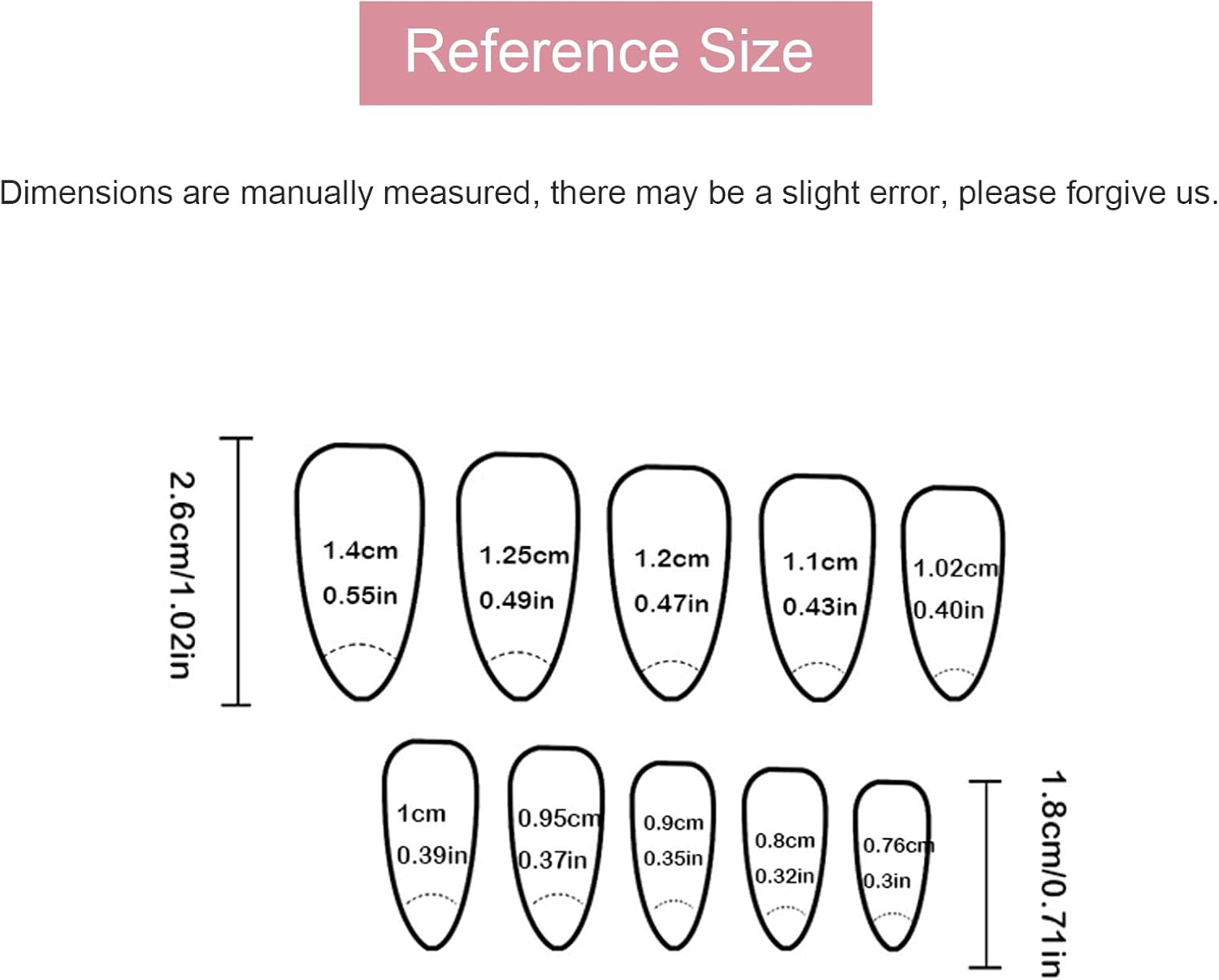 24 PCS Christmas Press on Nails Christmas False Nails French 3D Rhinestone Gingerbread Man Medium Fake Nails Gifts for Women and Girls (No.72) image number 1