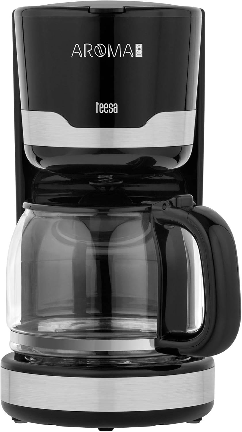 Teesa TSA4006 Filter Coffee Machine with Glass Jug AROMA 100 Black image number 2