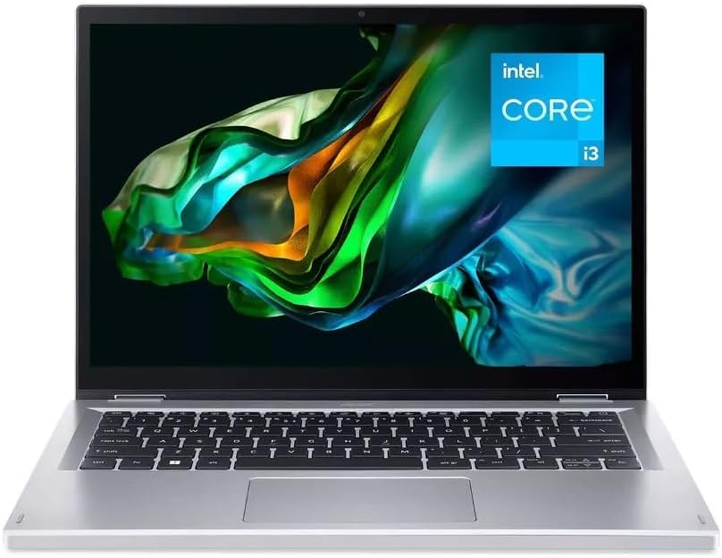 Acer Aspire 3 Spin 14 Convertible Laptop, 14" 1920 X 1200 WUXGA IPS Touch Display, Intel Core I3, Intel UHD Graphics, 8GB LPDDR5, 256GB SSD, Wi-Fi 6, Win 11 Home in S Mode, Silver, A3SP14-31PT-38YA image number 4