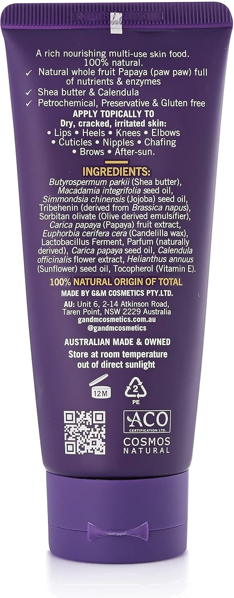 P'URE Papayacare Papaya Skin Food Multi-Use Body Cream 75 G image number 1