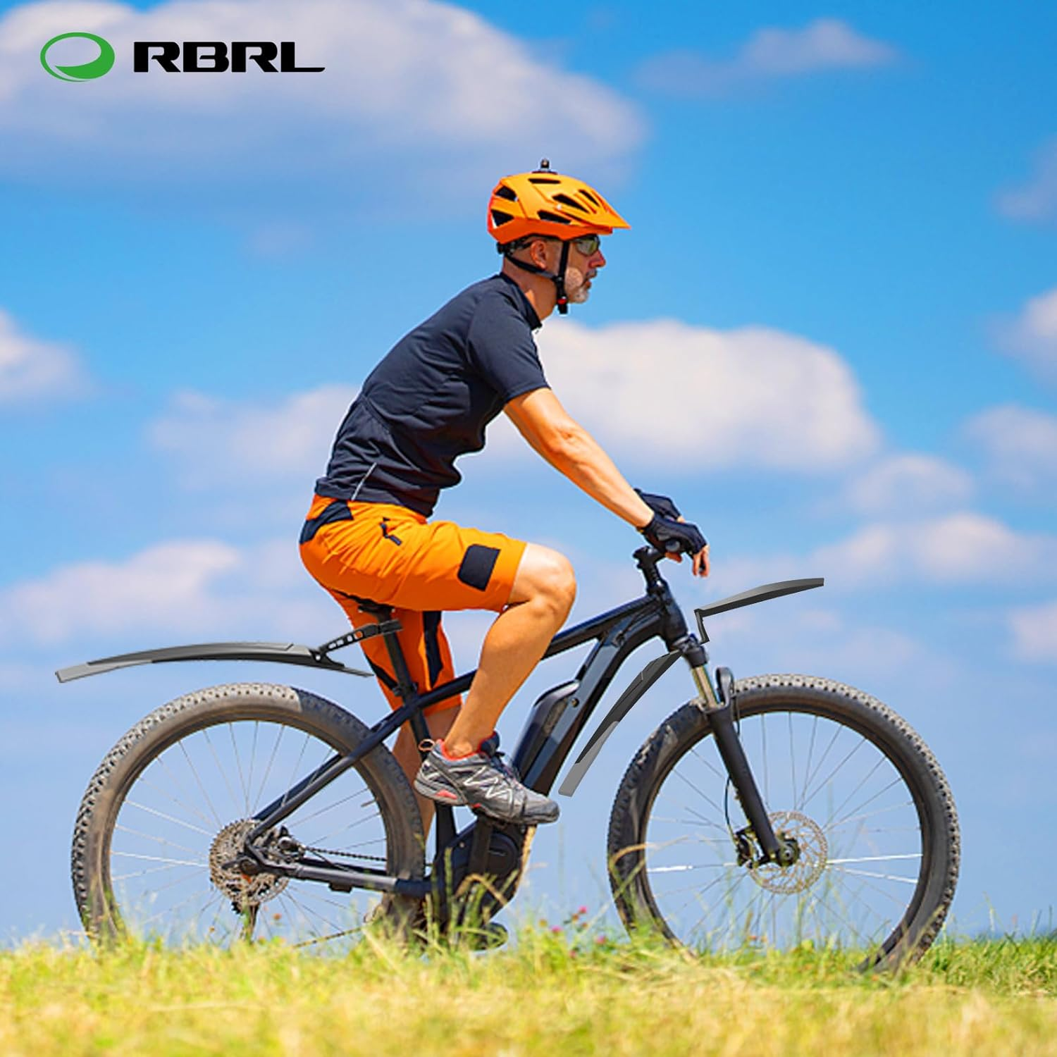 RBRL Bicycle Mudguard Set [24-29 Inch], Mudguard MTB, Universal Bicycle Mudguard, Mountain Bike image number 1