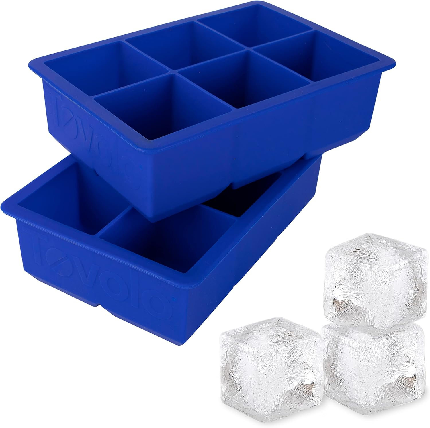 Tovolo King Cube - Spring Green Single Ice Tray Single Ice Tray Stratus Blue