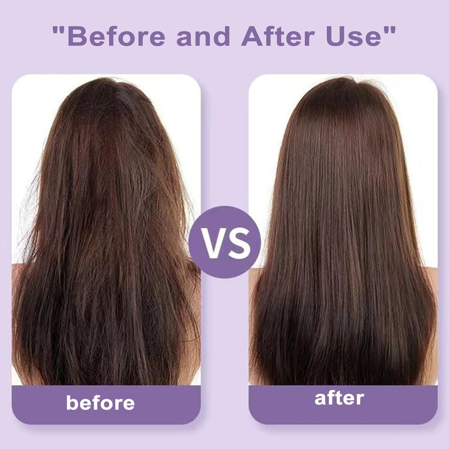 Pack of 2 Hair Straightener Brush, 2-In-1 Electric Comb Hair Straightener Straightener Brush with Ion Technology, Straightener Comb for Wet and Dry Hair for Travel and Home Use image number 4