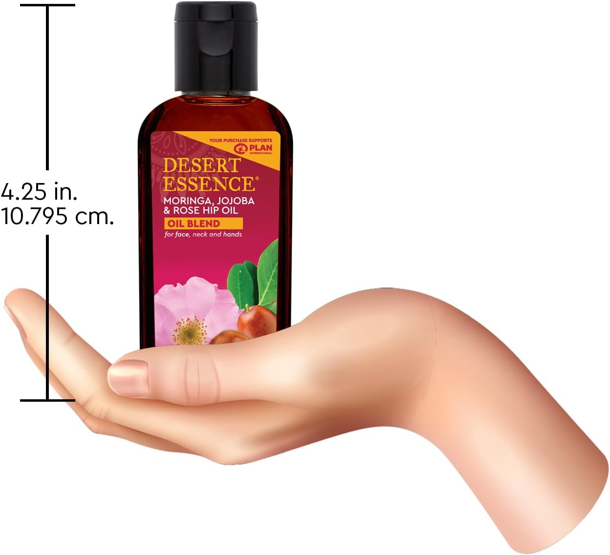 Desert Essence Moringa with Jojoba and Rose Hip Oil, 2 Fluid Ounce image number 3