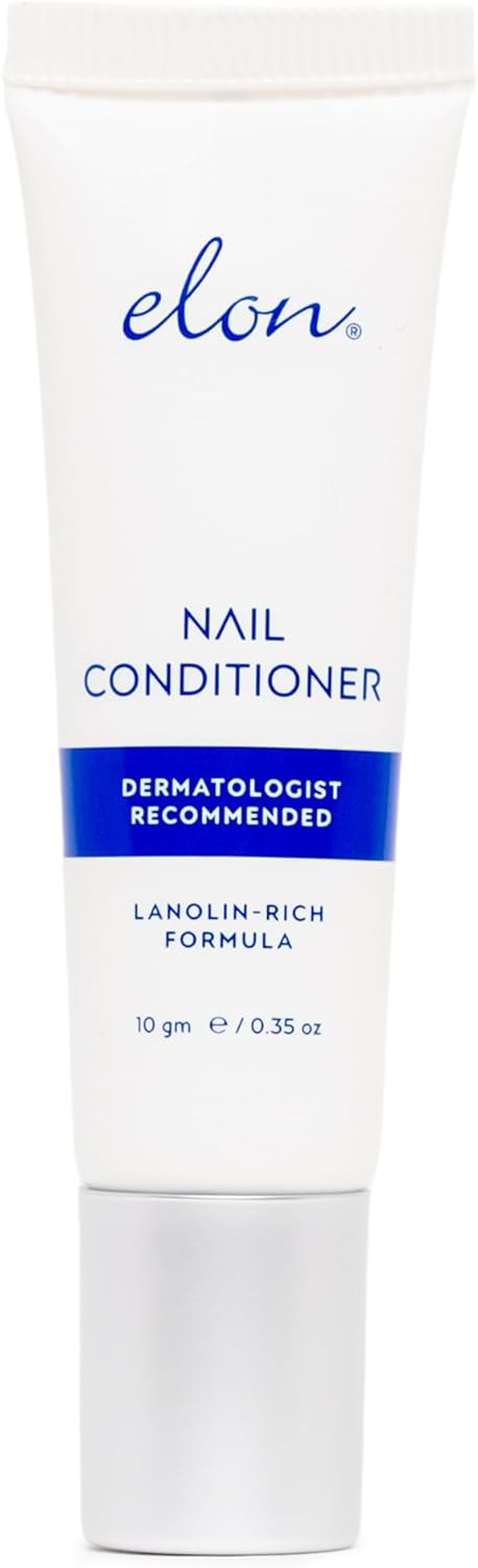 Elon Lanolin-Rich Nail Conditioner, Strengthens Nails & Protects Cuticles, Recommended by Dermatologists & Podiatrists (10G Tube)
