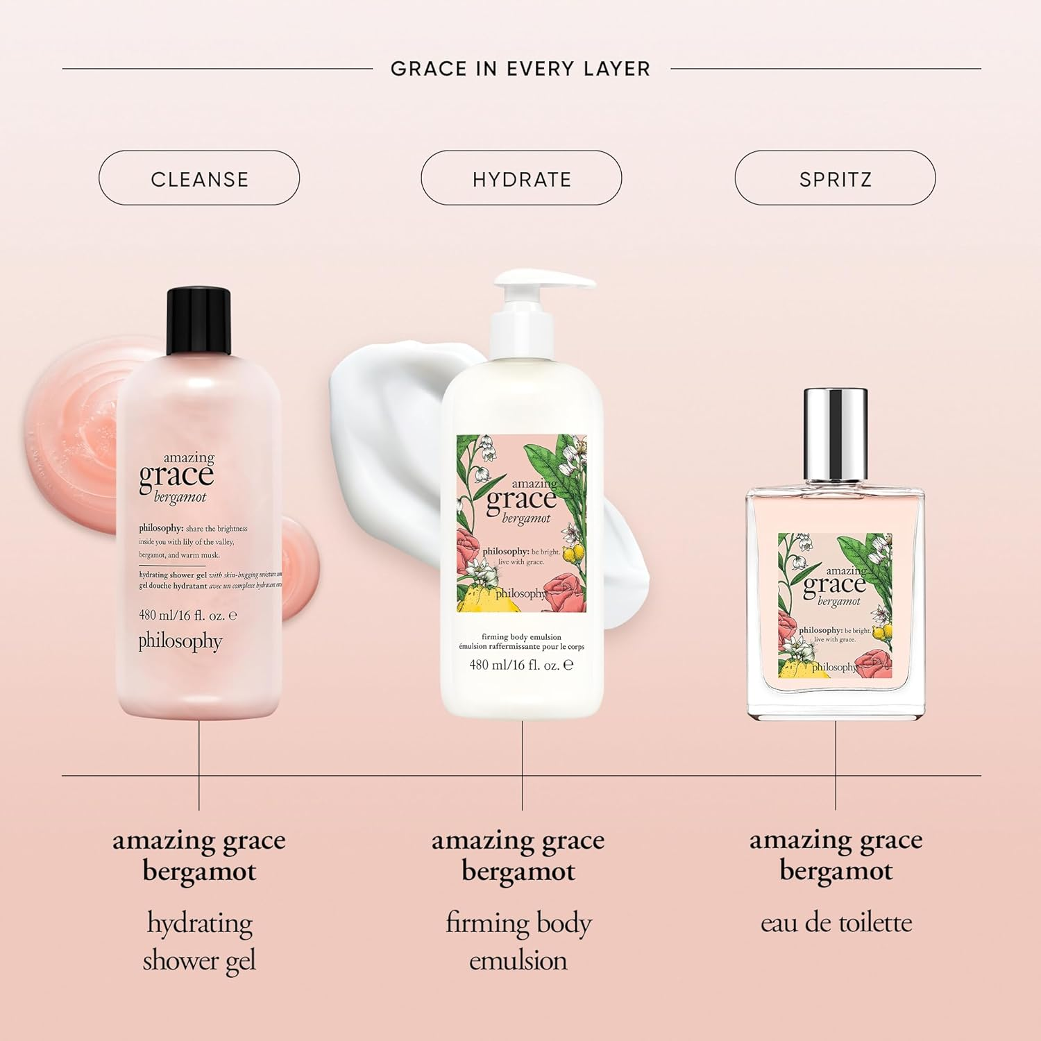 Philosophy Amazing Grace Bergamot, 59.15 Ml image number 6