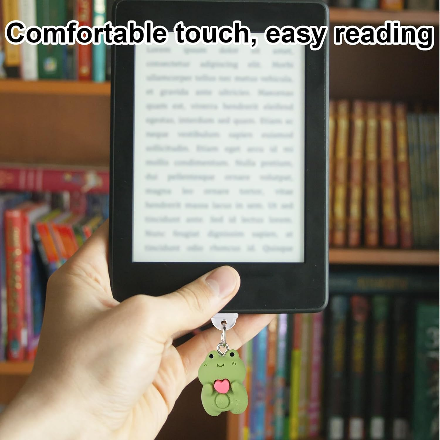 8Pcs Dust Plug Charm for Kindle, 8 Styles Premium Strawberry Frog Cherry Pendant Type C Anti-Dust Plugs Suitable for Kindle Charging Ports image number 3