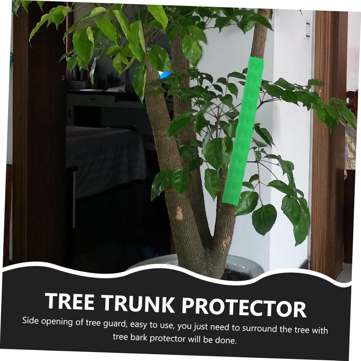2Pcs Tree Trunk Guards Plant Protectors for Saplings Fruit Trees Bark Protection image number 4