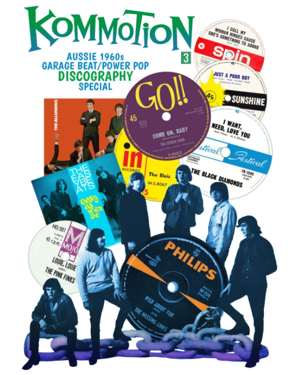 KOMMOTION&bull;AUSSIE 1960S GARAGE-BEAT DISCOGRAPHY